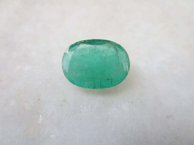 6.31 Cts Natural Emerald Certified Oval Good Quality