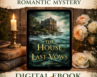 E-book ilustrado de romance histórico e mistério | História de amor gótica no litoral (Download digital em PDF)