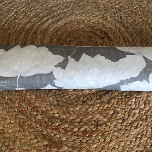 Door Snake, Grey White Farmhouse UNFILLED Breeze Blocker Door Window Draft Buster