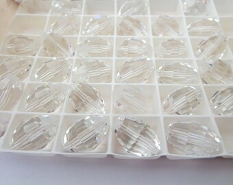 Swarovski ovale kraal kristal 15 x 10 mm Art 5200 (6 kralen)