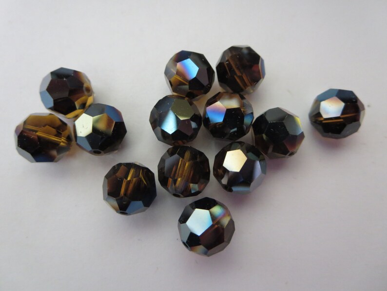 Swarovski Bead Mink 8mm Art 5000 6 Rare Beads Etsy