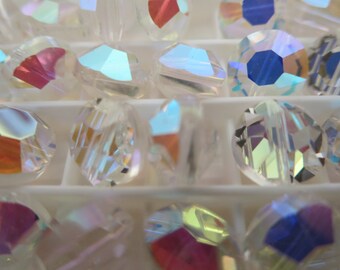 Swarovski Aspirin Bead Crystal AB 8 mm Art 5100 (12 Perlen)