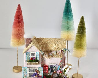 La maison de Pâques de M. et Mme Bramble Bunny - LA MAISON S'ILLUMINE !