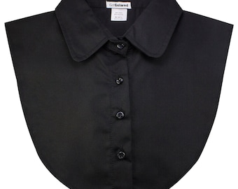 Peter Pan Detachable Dickey Collar in Black