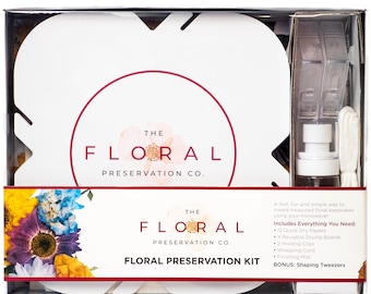 Floral Preservation Kit - DIY Blumen Erhaltung Kit für Fotoalben & mehr, entwickelt mit David Tutera The Promi Wedding Planner