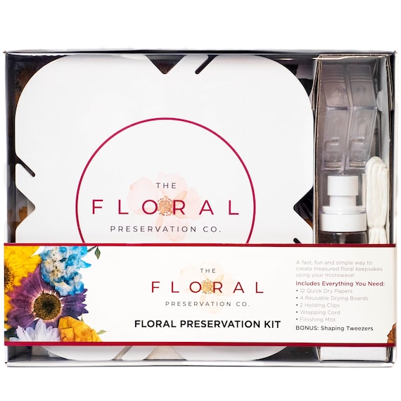 Floral Preservation Kit DIY Flower Preserving Kit for Photo Albums & More,  Developed With David Tutera the Celebrity Wedding Planner 