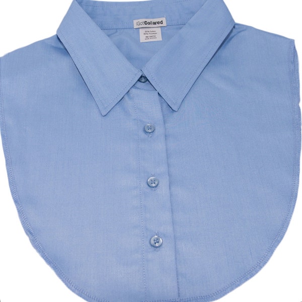 IGotCollared Dickey Collar in Light Blue aka Detach Collar, Detachable Collars, Blouse Collars, Dickies, Dicky Collar, Women's Dickey