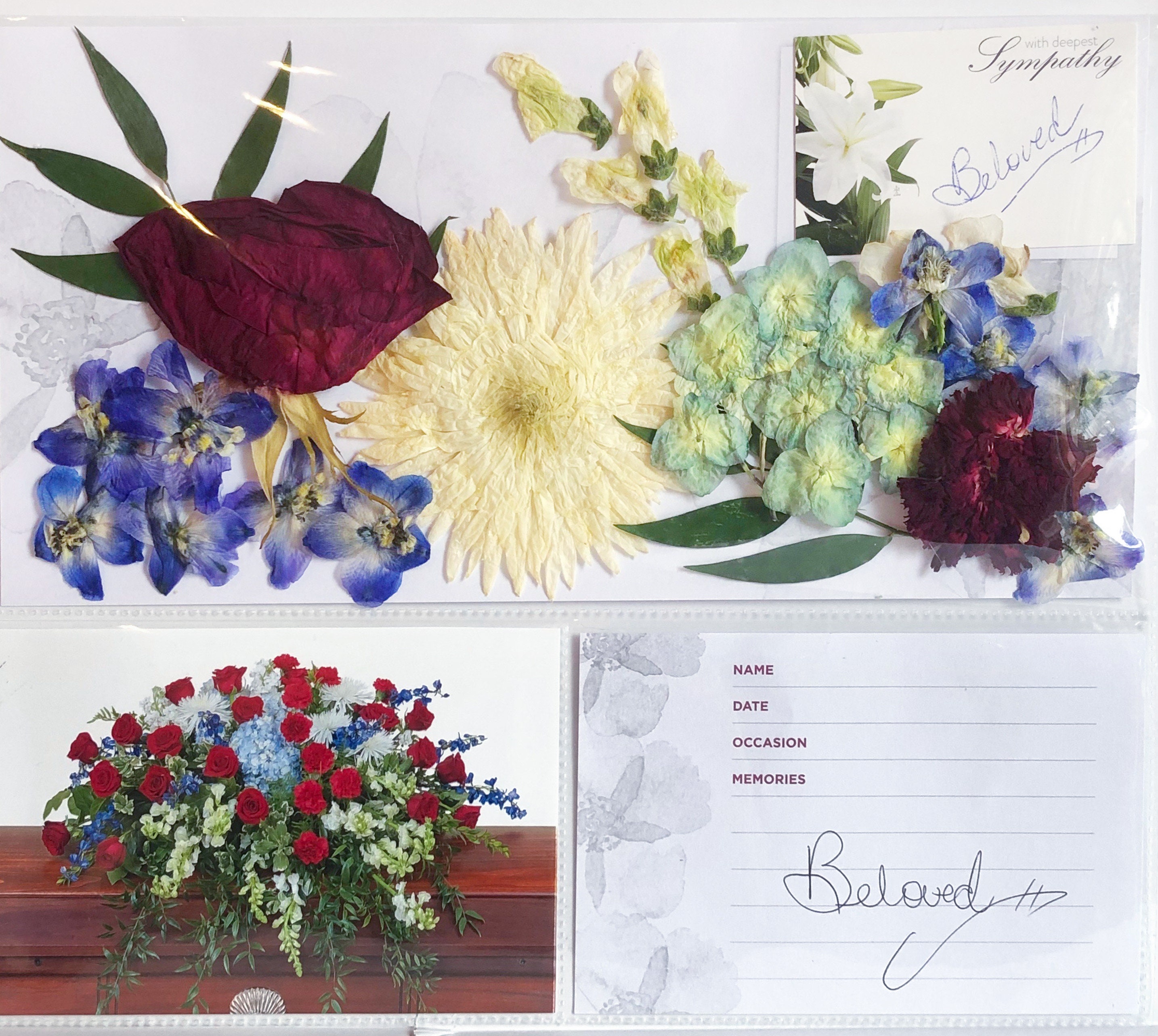 Floral Preservation Combo Kit, Flower Preservation Scrapbooking Kit  Developed in Partnership With David Tutera the Celebrity Wedding Planner 