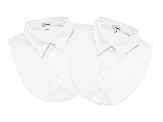 Igotcollared Dickey Collars in White 2 Pack Aka Detach Collar Detachable Collars Blouse Collars Dickies Dicky Collar Dickey Collar Etsy Norway