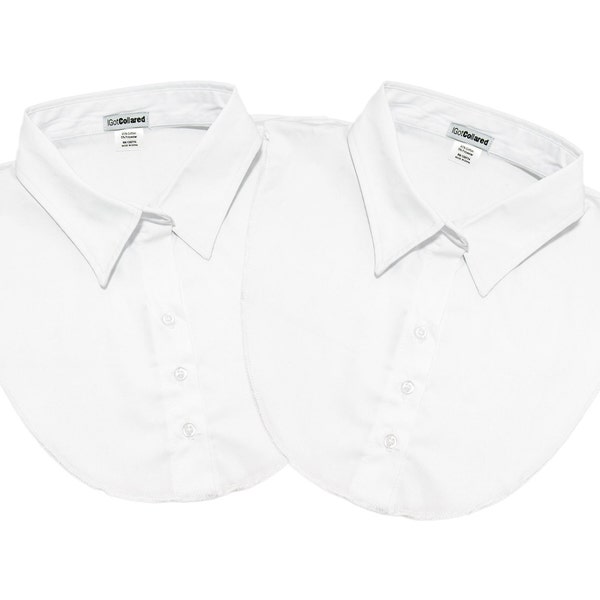IGotCollared Dickey Collars in White - 2 Pack - aka Detach Collar, Detachable Collars, Blouse Collars, Dickies, Dicky Collar, Dickey Collar