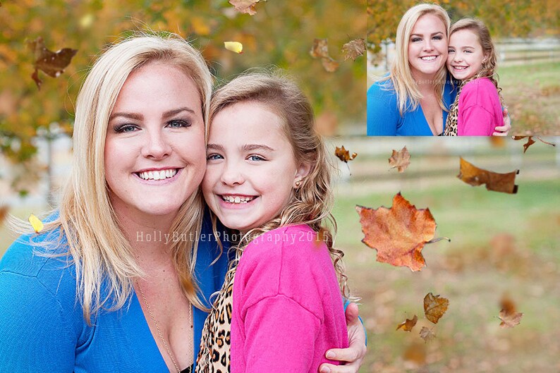 Falling Leaves Overlay Free Fall Colors Photoshop action PNG TIFF transparent files hbpcreate image 3
