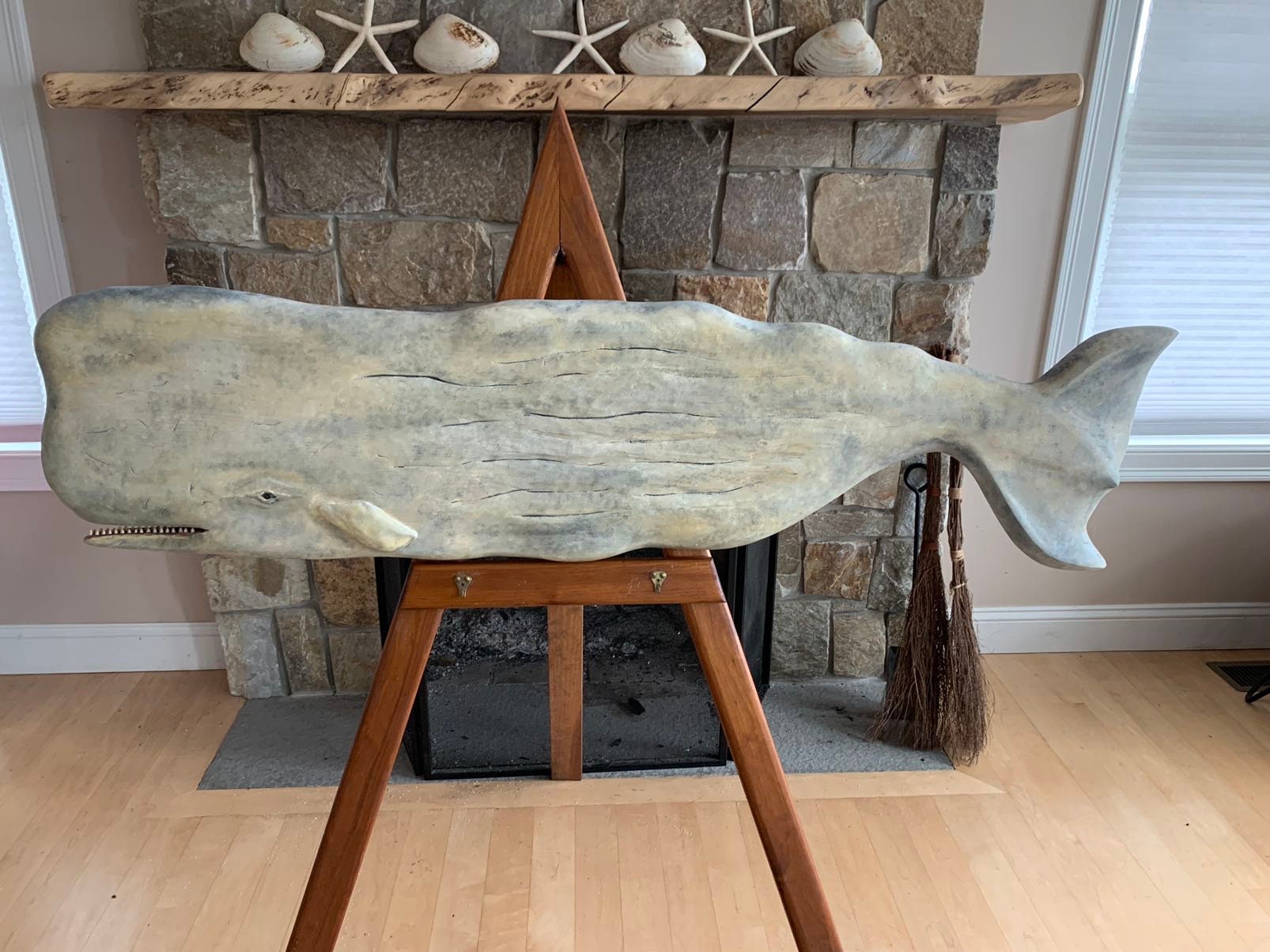 Custom Order for Robert Wooden Whale 5 Hand Carved Free Shipping Within  Continental US 