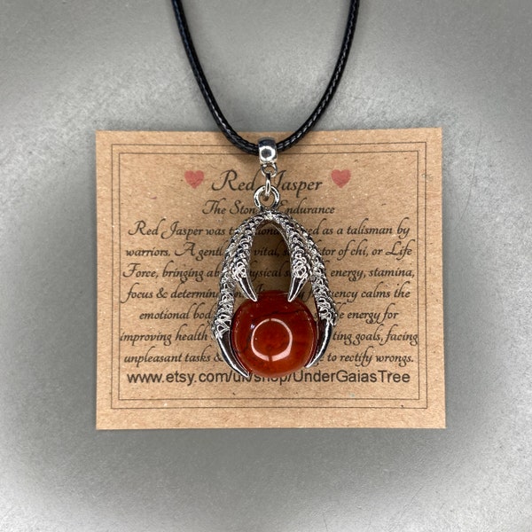 •AEON• jasper + brass necklace (16