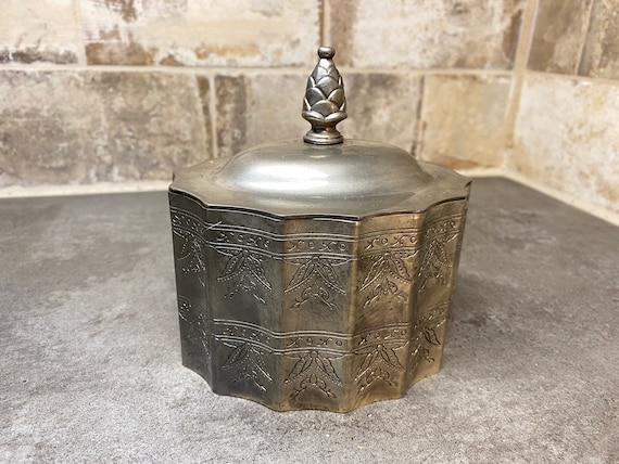 Vintage 1991 Godinger Silver Trinket/jewerly Box - Etsy