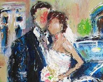 Custom wedding paintings from your  photos,ideal and affordable wedding gifts see www.pixi-art.com/gpage40.html, to order open convo