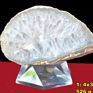 Natural Color Agate & Quartz Crystal GEODE HALVES * Choice of 10 Cut Polished Undyed Occo Geode Half from Brazil