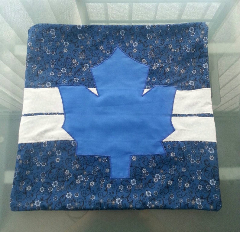 Toronto Maple Leafs Pillow Etsy