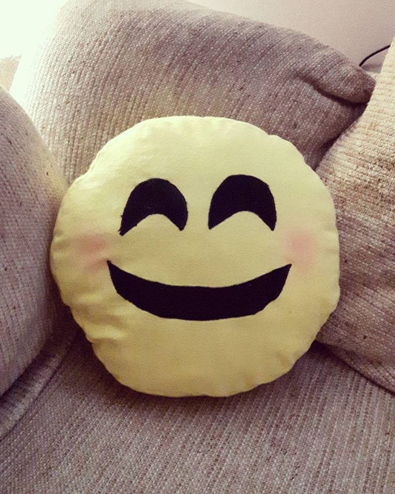 Smiley Face Emoji Pillow Hug Emoji Pillow Etsy