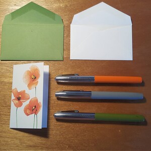 Poppies Enclosure Card 10 Pack image 3