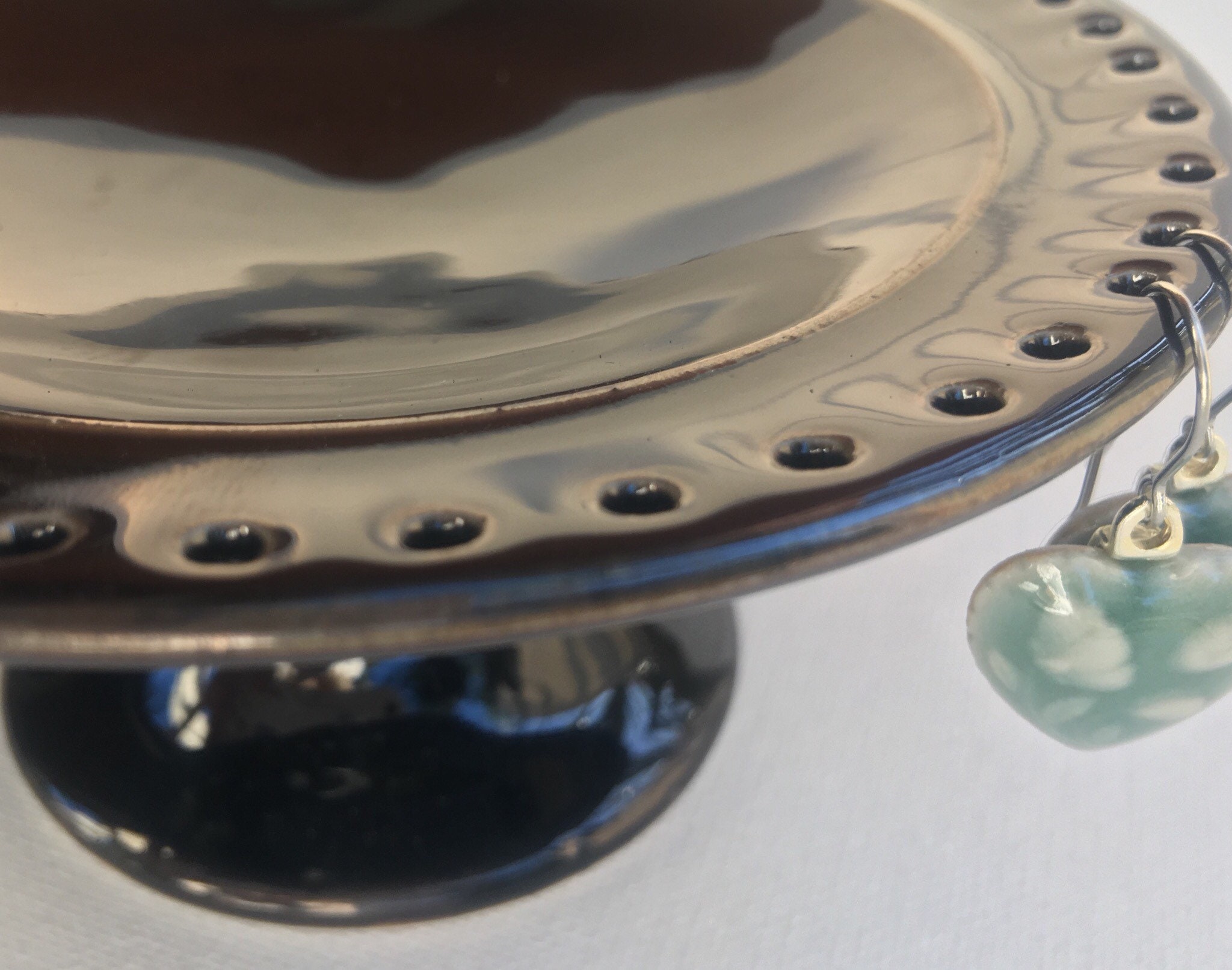 Jewelry Bowl, Porcelain, jewelry dish, earring tree, Earring dish, high fired porcelain, jewelry