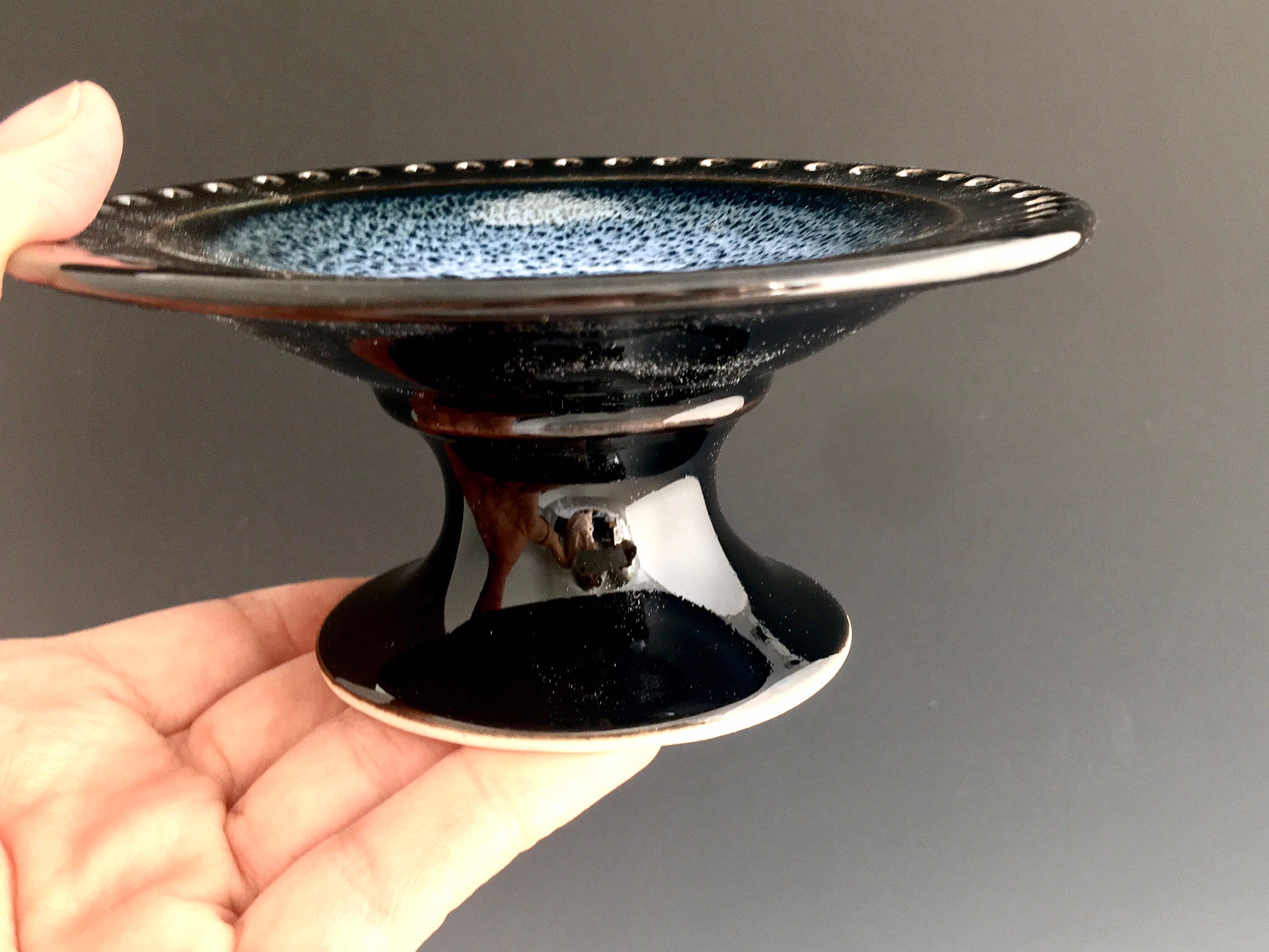 Jewelry Bowl, Porcelain jewelry dish, earring tree, Earring dish, high