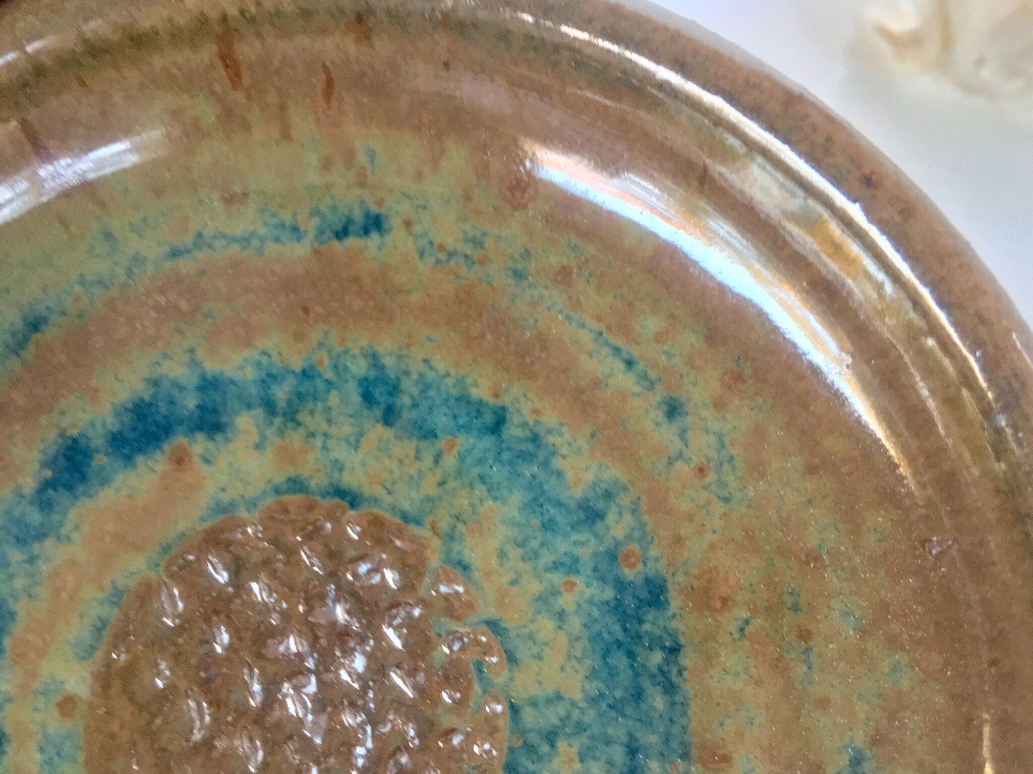 Garlic Grater Plate, Garlic and Herb Dish, Pottery Garlic Grater