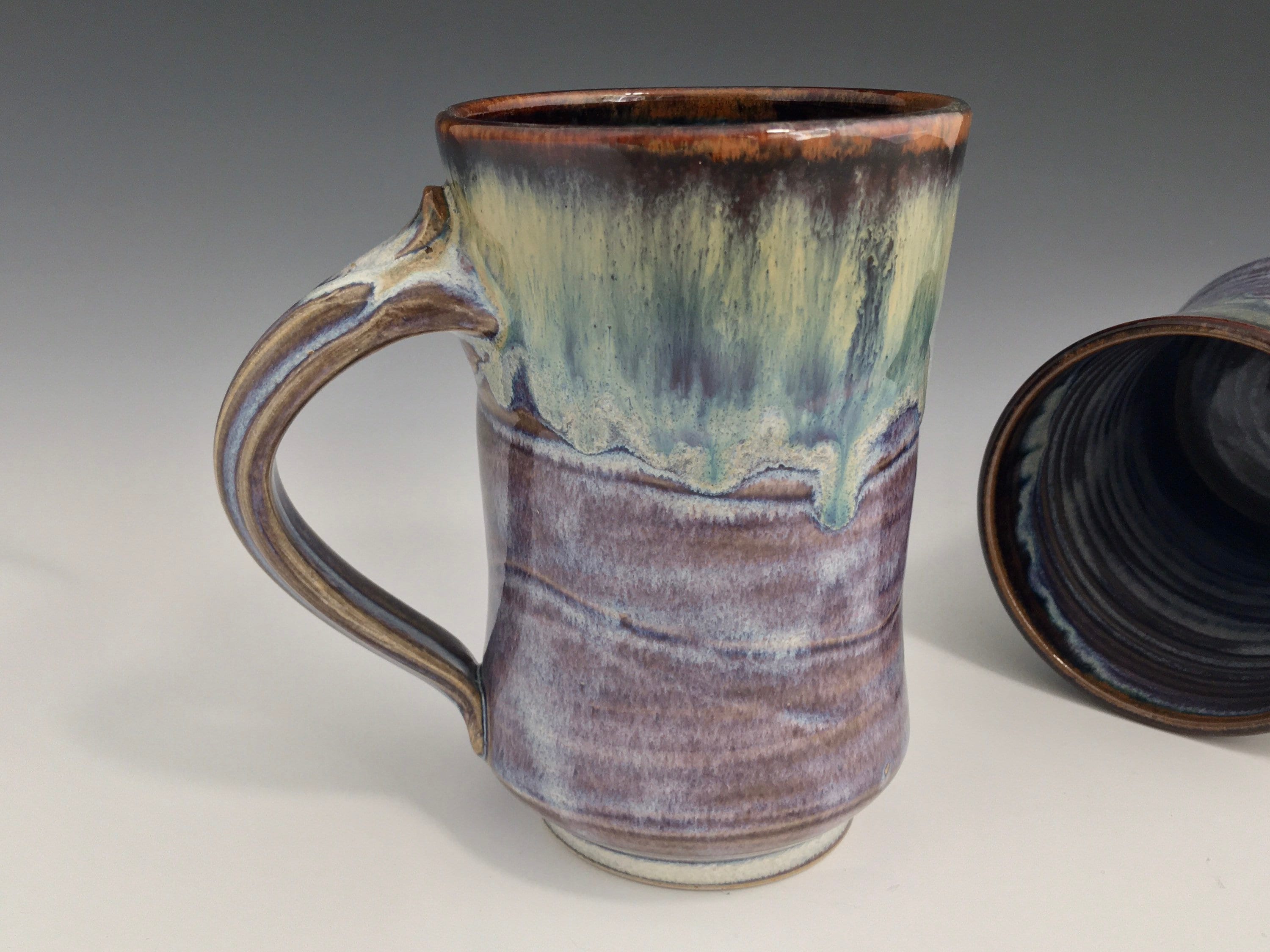 Handmade Pottery Mug, ceramic coffee lovers favorite cup, gift for her