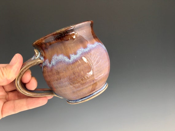 Handmade Pottery Tea Cup, small coffee cup,  porcelain mug, hand made ceramic pottery, hot or cold beverage mugs, Hot Cider.
