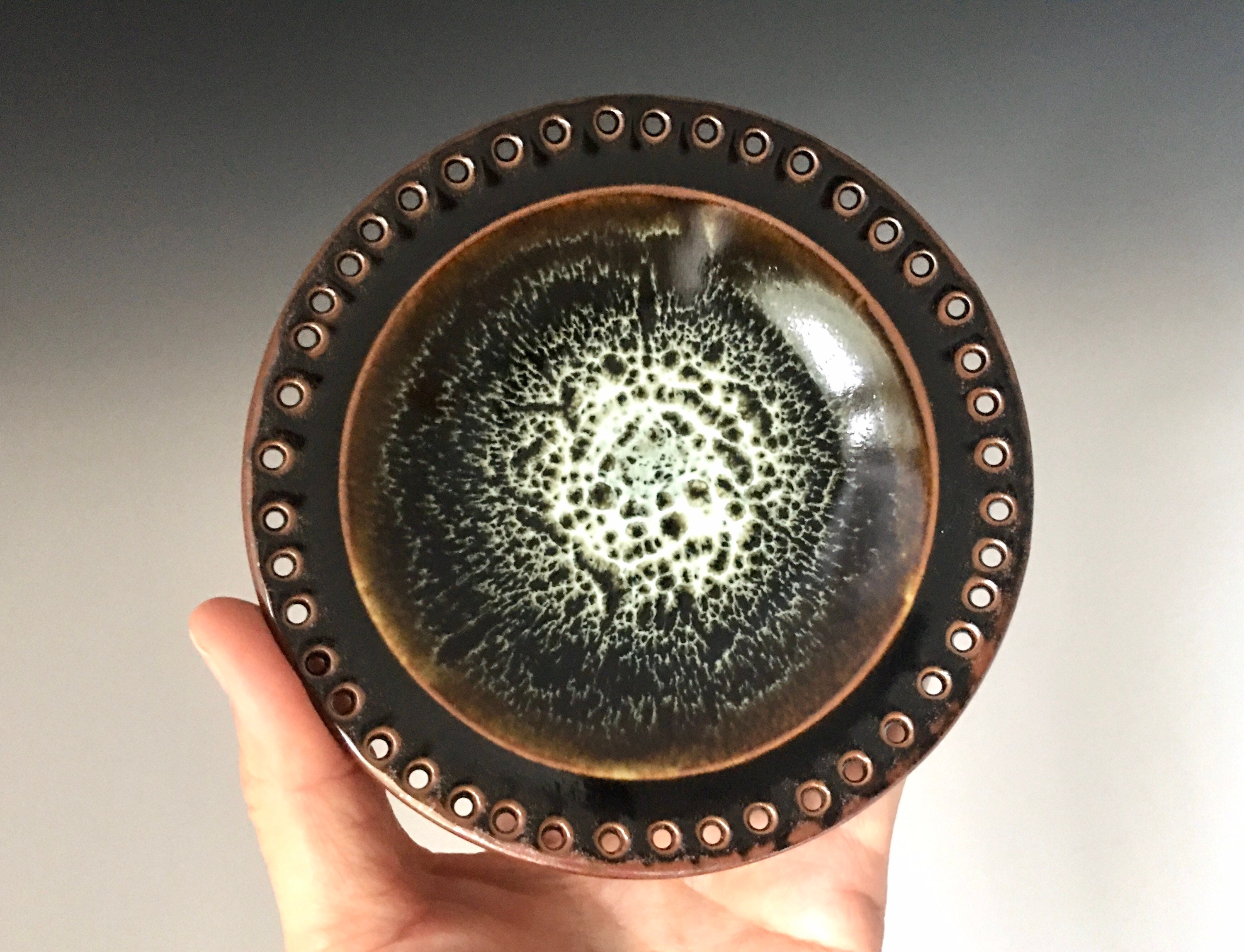 Jewelry Bowl, Porcelain jewelry dish, earring tree, Earring dish, high