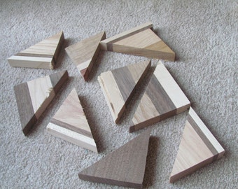 10 piece wood crafting scraps.