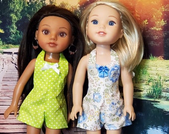 Handcrafted Halterall For 14.5&quot; Slim Doll Such as American Girl Wellie Wishers and Hearts 4 Hearts Dolls. See All The Choices in Photos!
