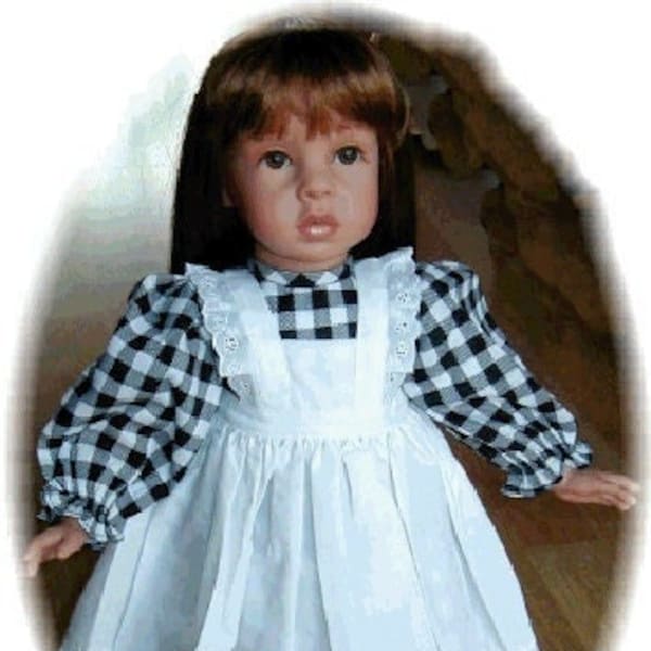 NOS Vintage Original Apple Valley Doll Works Dress Set for 18" Dolls