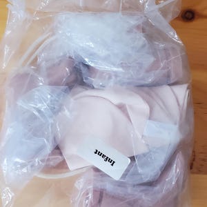 NOS AVDW 22" Infant 1/4 limbs with slip and ties for Doll Creating Firm Vinyl