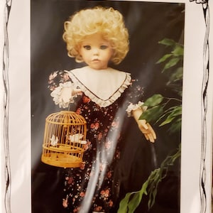 NOS Yesterday&#39;s Children Vintage Style New Pattern for 20-21&quot; Slim Body Dolls Such as Porcelain