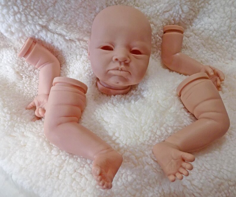 or COA. New Sold Out Coplain REBORN doll KIT by Aleina Peterson Only Vinyl Kit No Body Slip Eyes