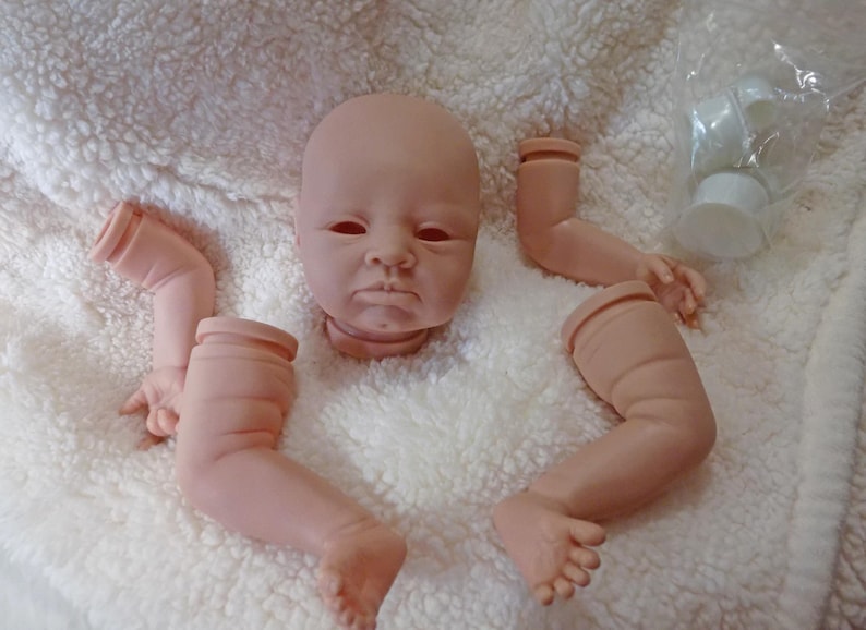 or COA. New Sold Out Coplain REBORN doll KIT by Aleina Peterson Only Vinyl Kit No Body Slip Eyes