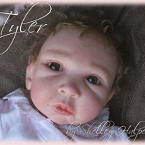 NOS Translucent Limited Edition Tyler blank doll reborn KIT by Shelley Halperin