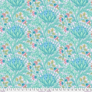 QBKW001-Lavender 108'' Free Spirit Fabrics Artichoke - Lavender Kaffe x Morris & Co. Wide Backing