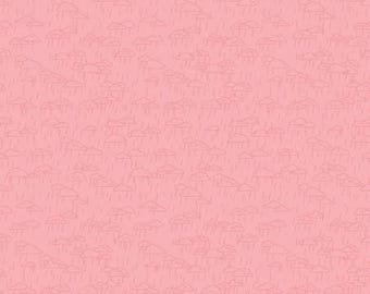 C16183R-PINK 45'' Riley Blake Designs Pink Clouds Cloudburst