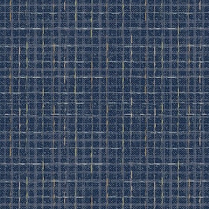 CHE30205 45'' Art Gallery Fabrics Indigo Tweed From Checkered Elements