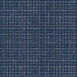 CHE30205 45&#39;&#39; Art Gallery Fabrics Indigo Tweed From Checkered Elements