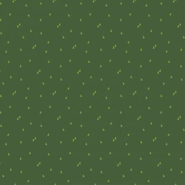 C654R-GREEN 45'' Riley Blake Designs Green Trees Seasonal Basic