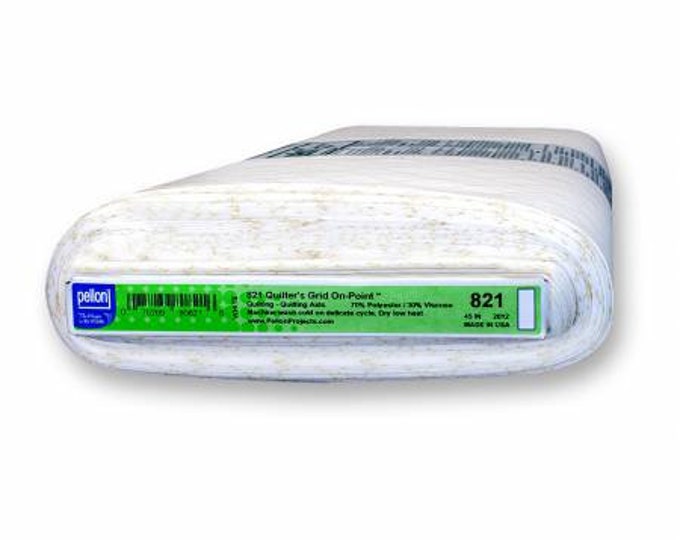 821P 45'' Pellon Quilters Grid 1'' Grid on Point Interfacing Etsy