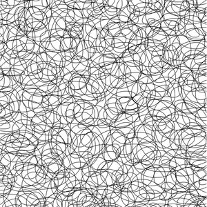 175932 118&#39;&#39; Oasis Fabrics Scribbles White on Ecru Wide Backing