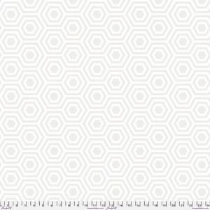 QBTP014 Snowfall 108&#39;&#39; Free Spirit Fabrics Snowfall Hexy XL Wide Backing
