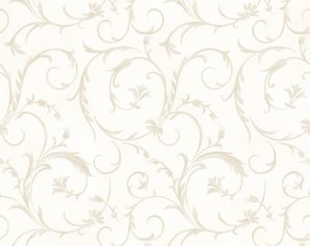 QB100M-E 108'' Maywood Studios Ivory Lace Beautiful Wide Backing