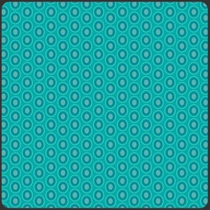 OE-918 45'' Art Gallery Fabrics Blue Lagoon Oval Elements