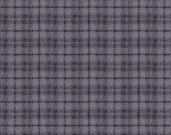 F18502M-VB 45'' Maywood Studios Dusty Purple Plaid Woolies Flannel