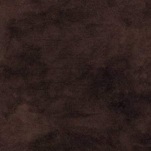 May include: A close-up of a dark brown fabric with a slightly textured surface.