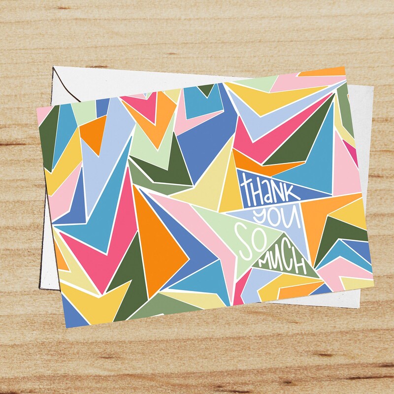 Hand Drawn Thank You Cards - Etsy